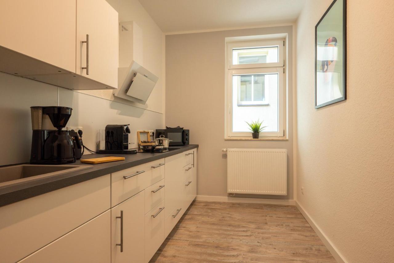 Maremar - Design Apartment - Luxus Boxspringbett - Zentral - Kueche - Arbeitsplatz - Highspeed Wlan Gera Zewnętrze zdjęcie